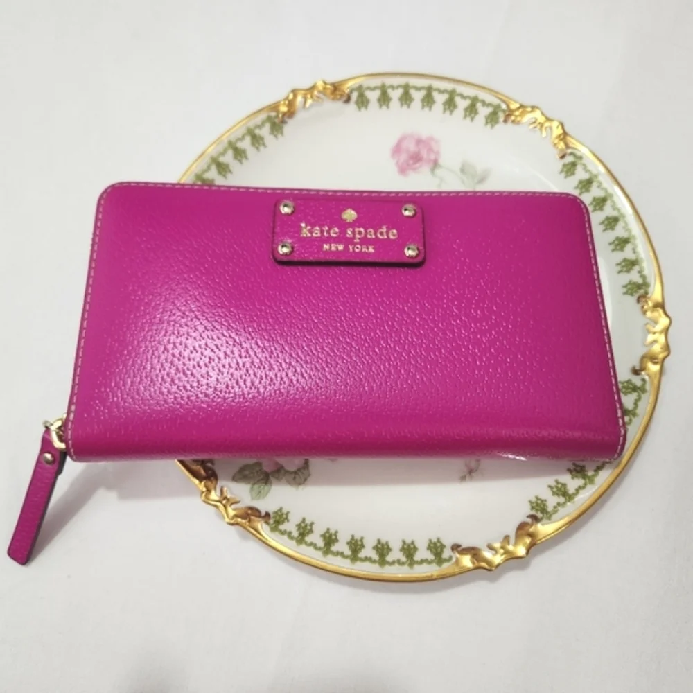 Kate Spade Alessa Satchel Bag Set with Full-size Wallet & Dust Bag Pink